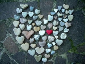 heart shaped rocks